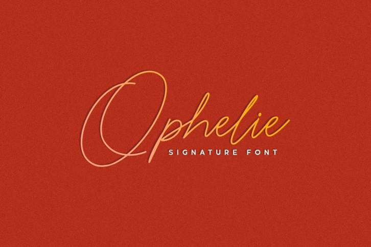Ophelie - Script Signature Font Download