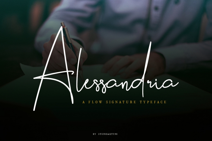 Alessandria Signature Font Font Download