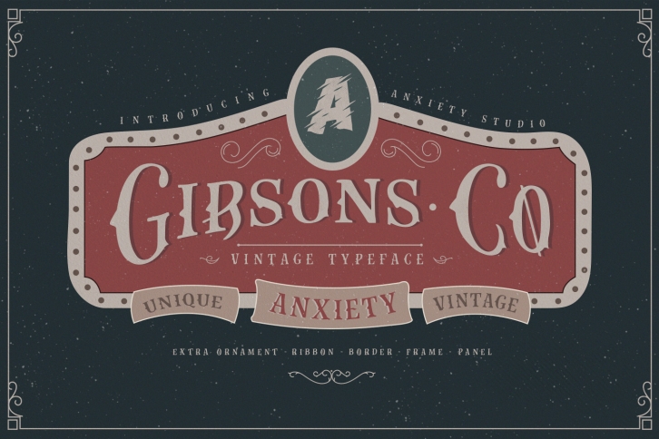 Gibsons Co Extra Ornament Font Download