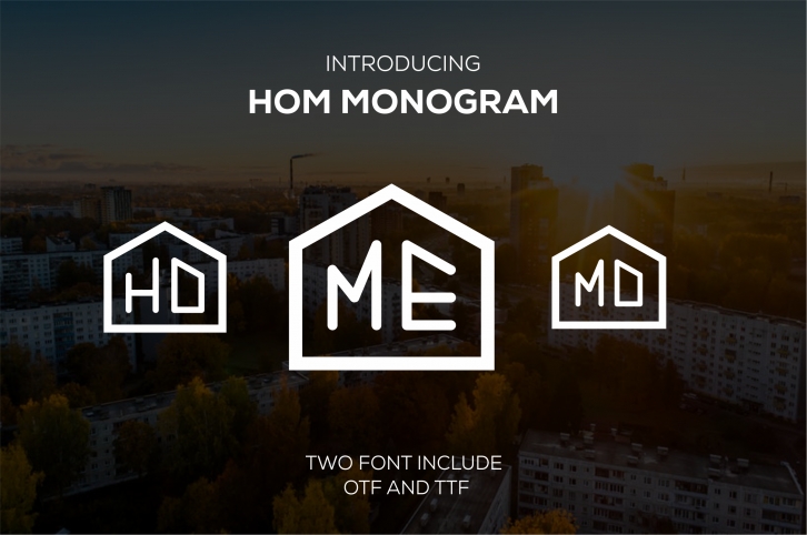 HOM Monogram (rounded) Font Download