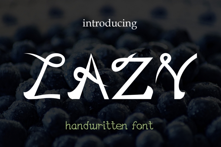 EP Lazy - handwritten font Font Download