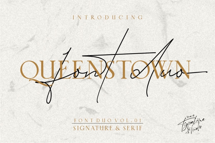 Queenstown  Font Duo Vol.01 Font Download