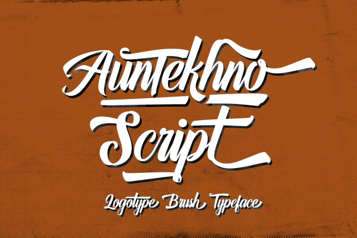 Auntekhno Script Font Download