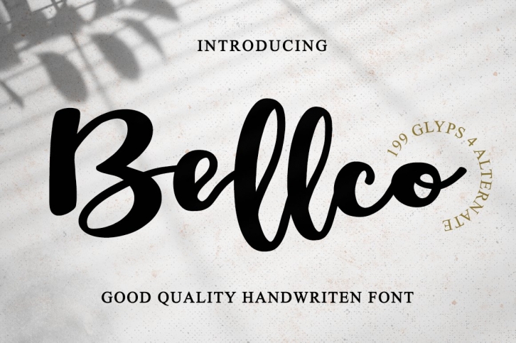 Bellco -Handwritten Font Font Download