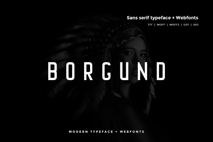 Borgund - Modern Typeface WebFont Font Download