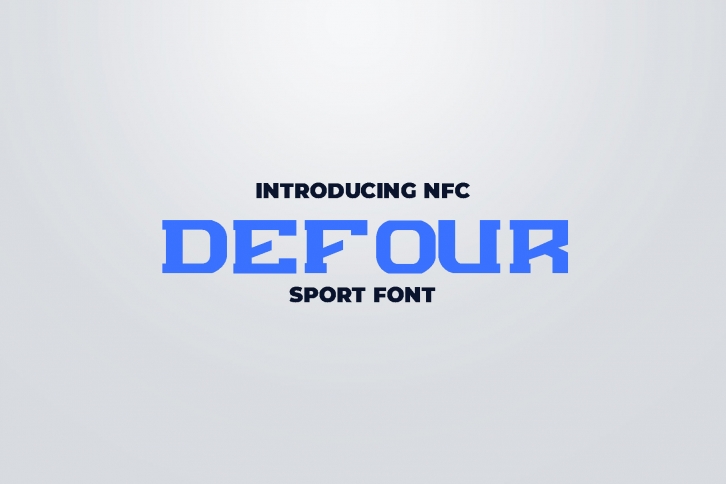 DEFOUR Sport Display Font Font Download