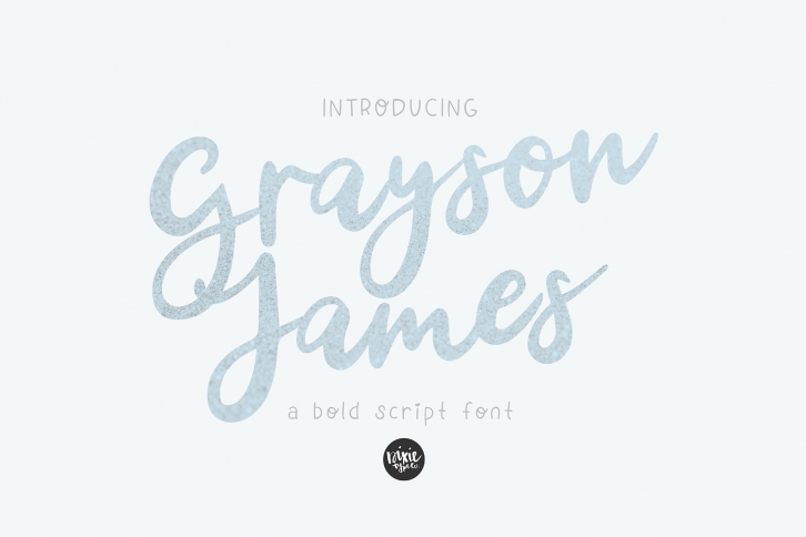 GRAYSON JAMES Bold Script .OTF Font Font Download