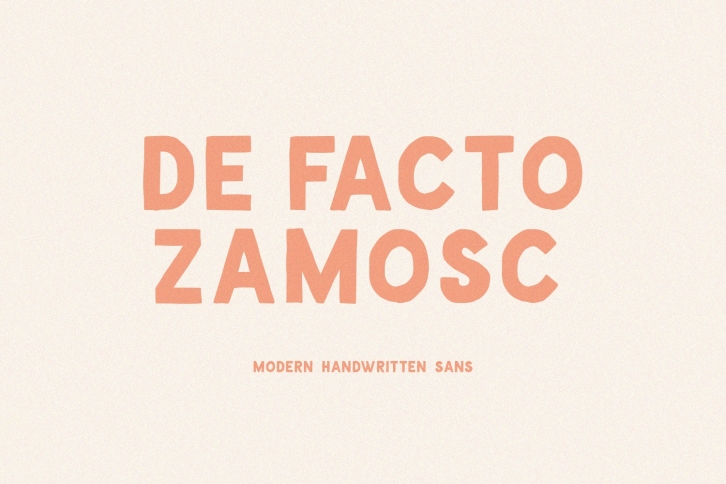 De Facto Zamosc Font Font Download