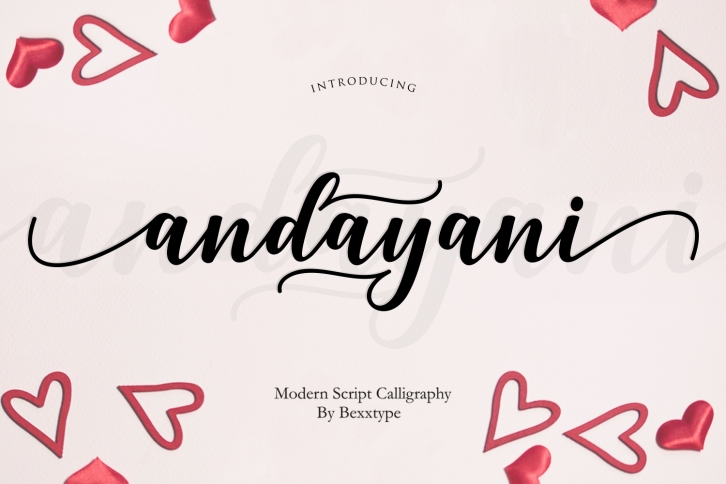 Andayani Script || Specials Valentines Day Font Download