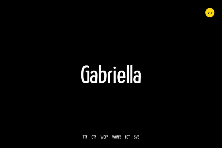Gabriella Modern Typeface WebFonts Font Download