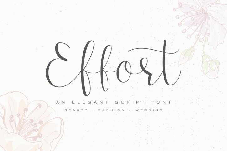 Effort Calligraphy Font Font Download