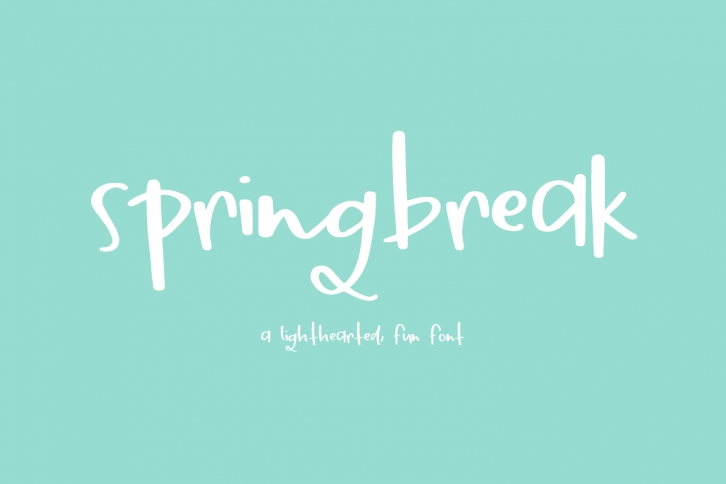 Springbreak Font Font Download