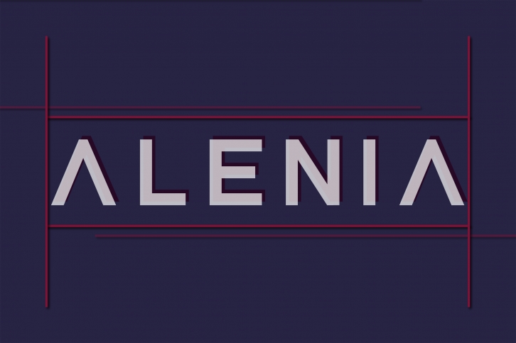 Alenia Display Font Font Download