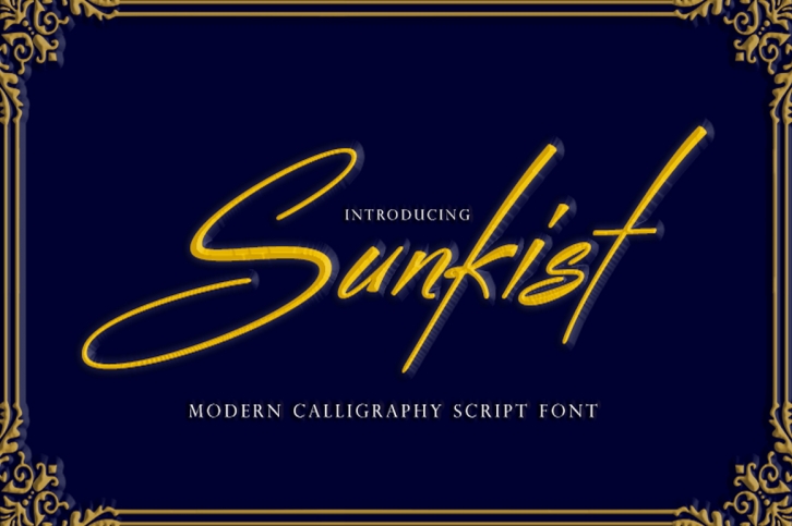 Sunkist Font Download