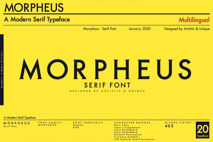 MORPHEUS Serif font Font Download
