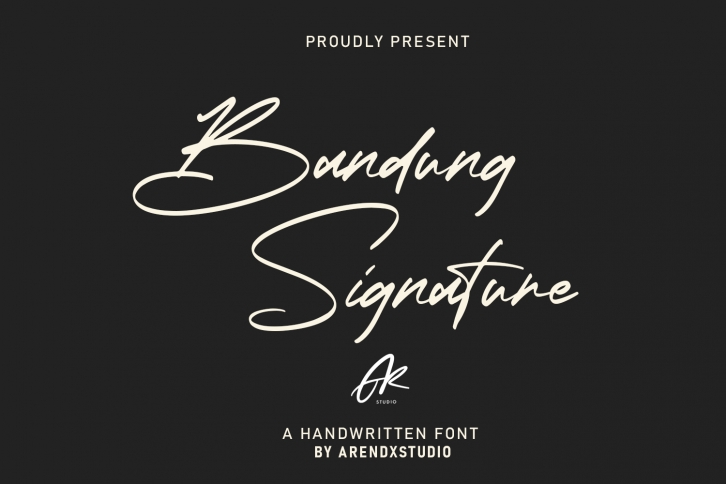 Bandung Signature | Modern Font Font Download