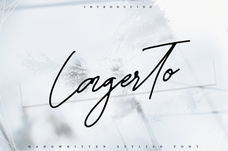 Lagerto Font Download