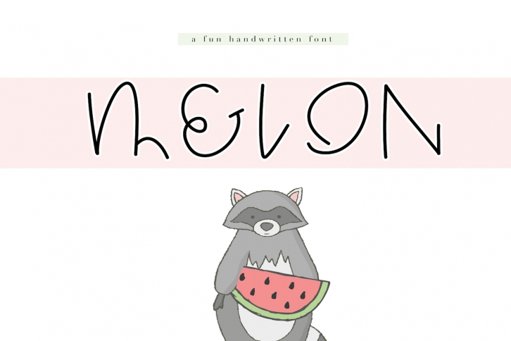 Melon - A Quirky Handwritten Font Font Download