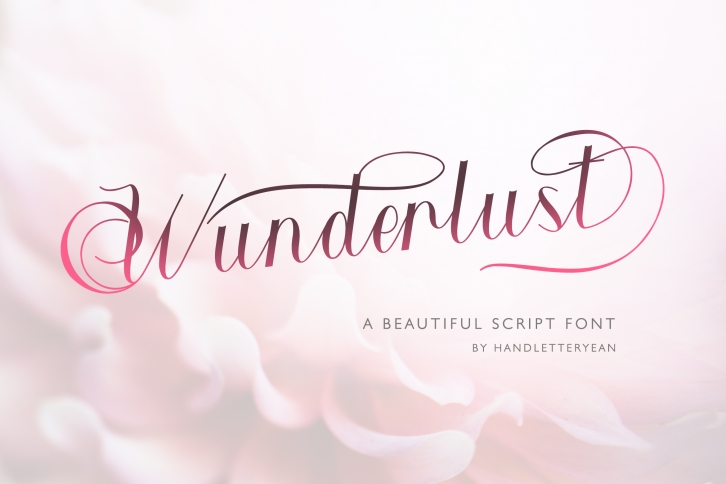 Wunderlust Font Download