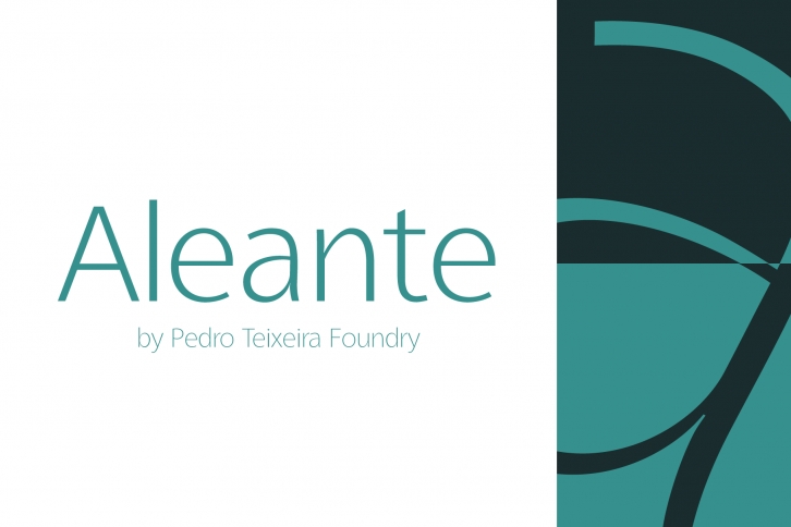 Aleante Sans ExtraLight Font Download