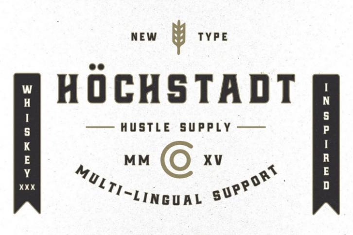 Hu00f6chstadt Font Font Download