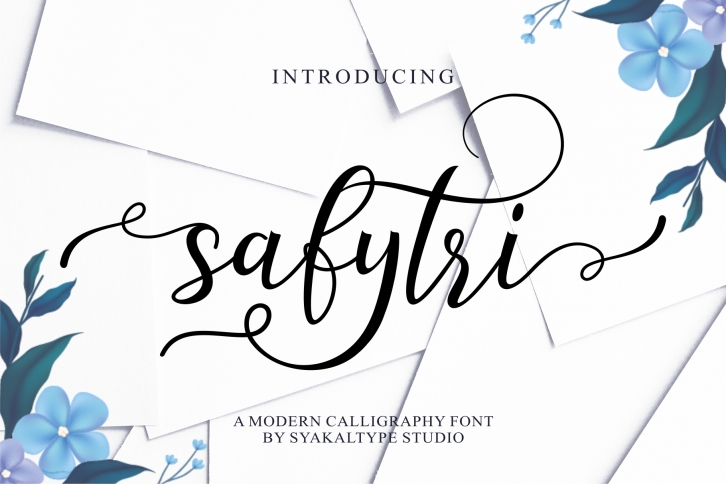 Safytri Lovely Script Font Download