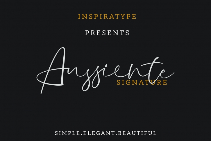Aussiente Signature - Script Font Download