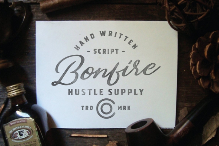 Bonfire - Brush Script Font Download