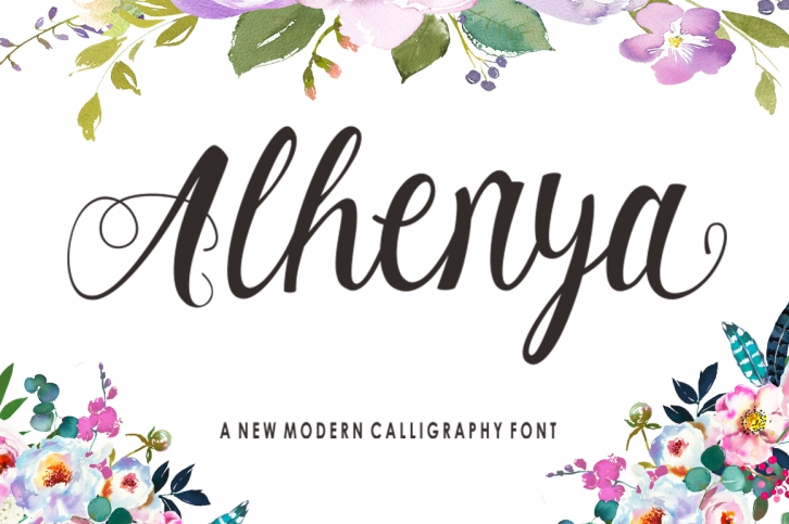 Alhenya Script Font Download