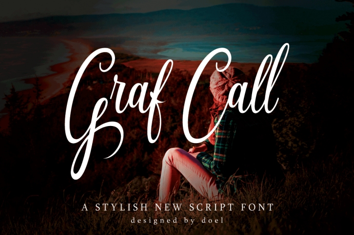 Graf Call New Stylish Script Font Font Download