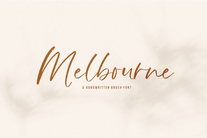 Melbourne - A Handwritten Script Font Font Download