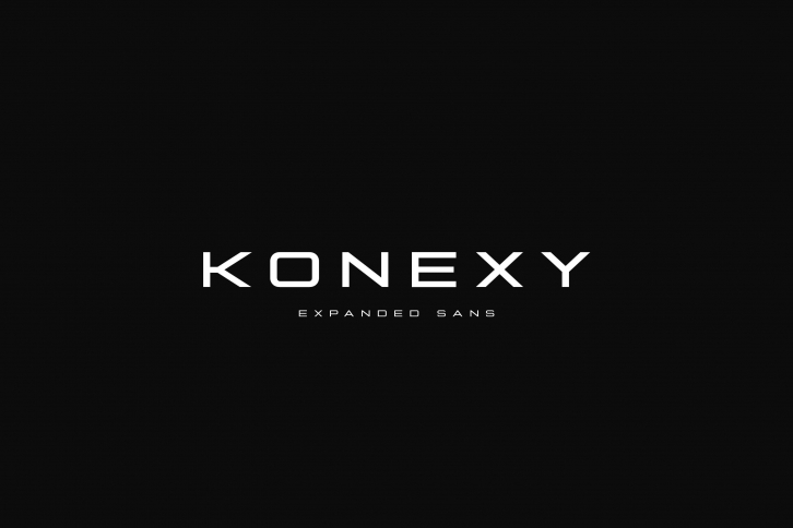 KONEXY - Expanded Sans Font Download