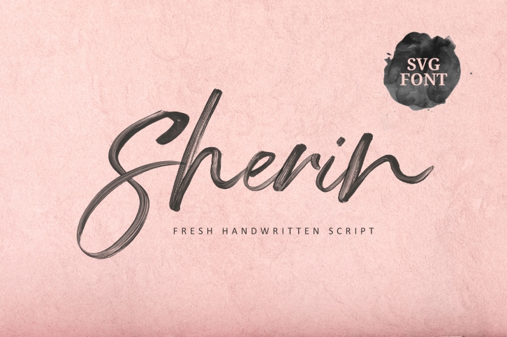 Sherin SVG Font Font Download