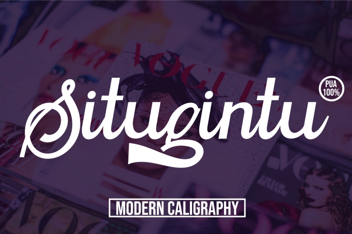 Situgintu Calligraphy Font Download