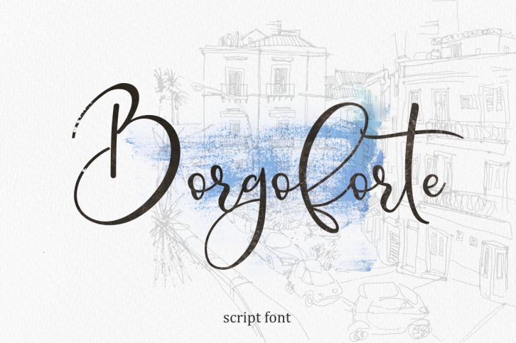Borgoforte script font Font Download
