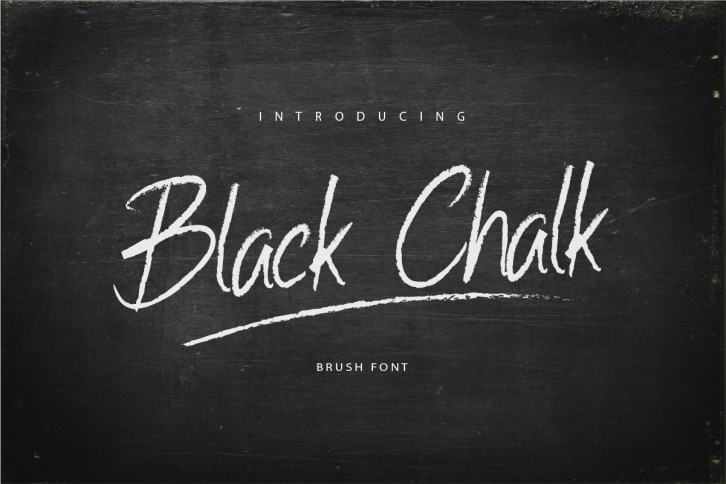 Black Chalk Font Download