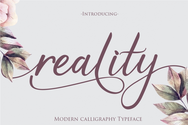 Reality Font Download