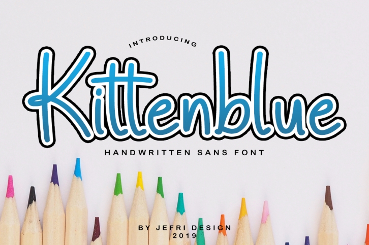 Kittenblue Font Download