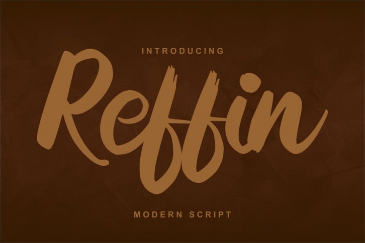 Reffin | Modern Script Font Font Download