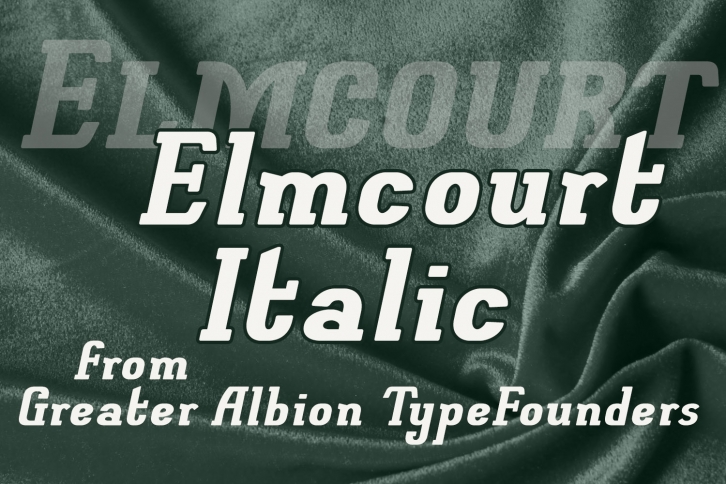 Elmcourt Bold Italic Font Download
