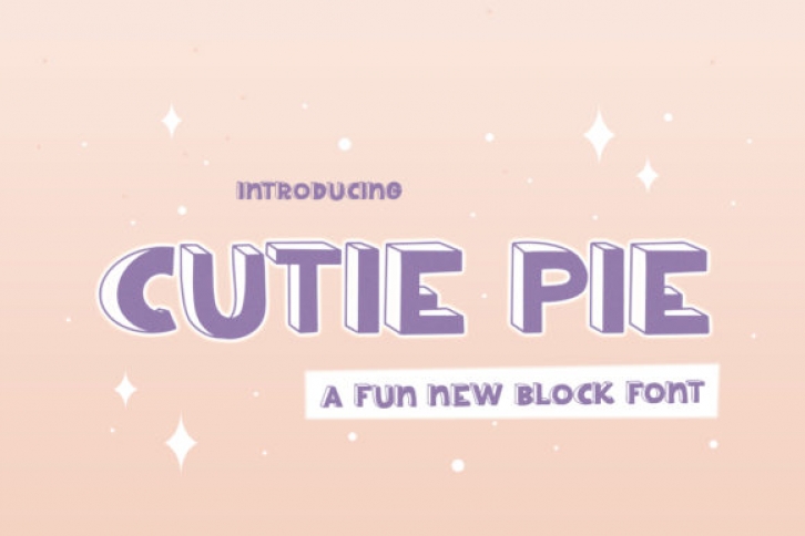 Cutie Pie Font Download
