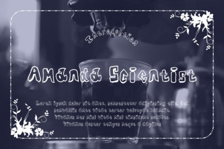 Amanda Scientist Font Download