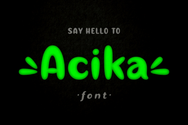 Acika Font Download