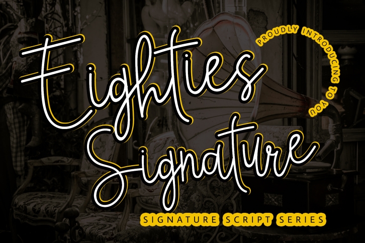 Eighties Signature Font Download