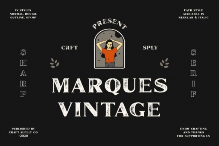 Marques Vintage Font Download