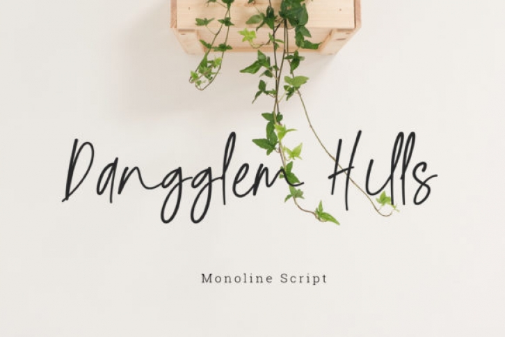 Dangglem Hills Font Download