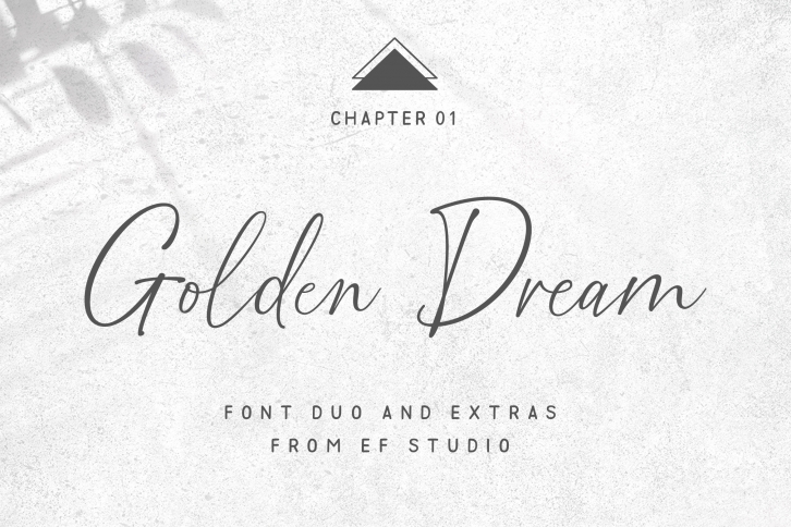 Golden Dream Font Duo & Extras Font Download