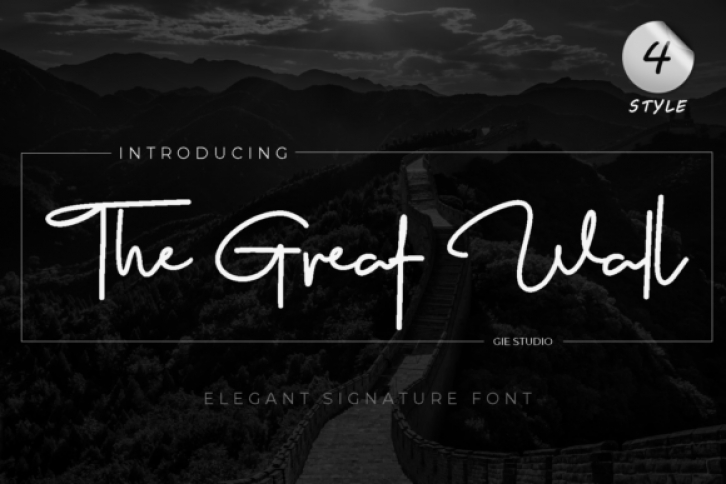 The Great Wall Font Download
