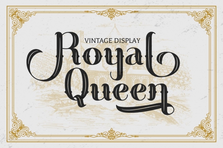 Royal Queen - Vintage Display Font Font Download