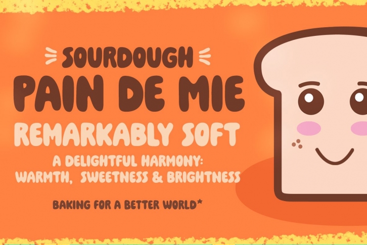 New!! Pain de Mie: 40%off Font Download